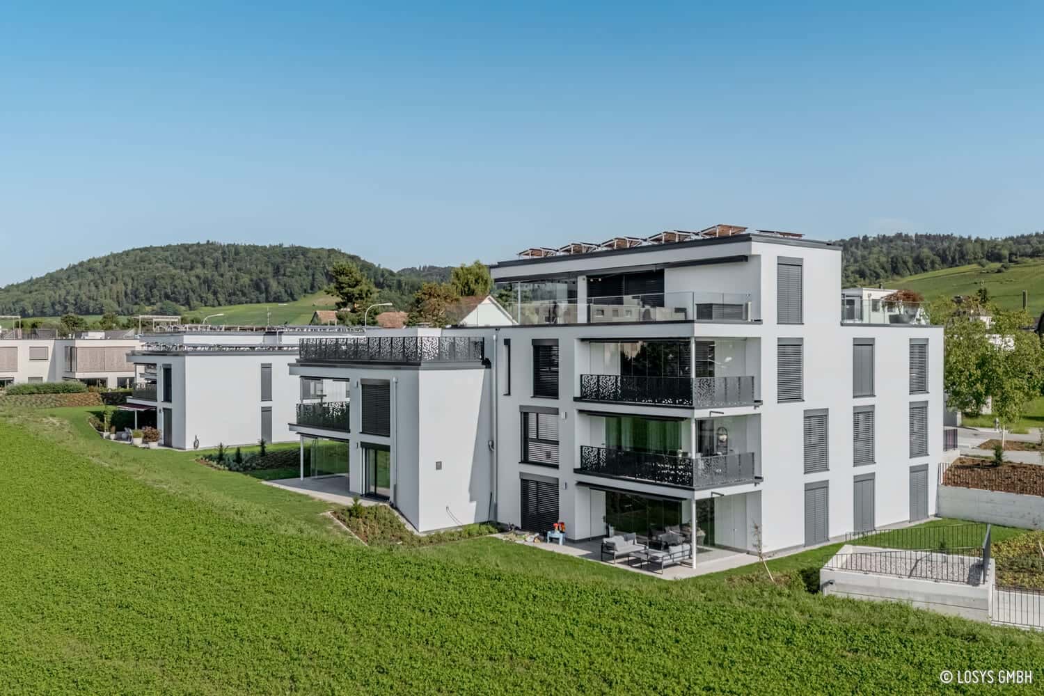 Haus mit nachgerüsteter Bodenheizung