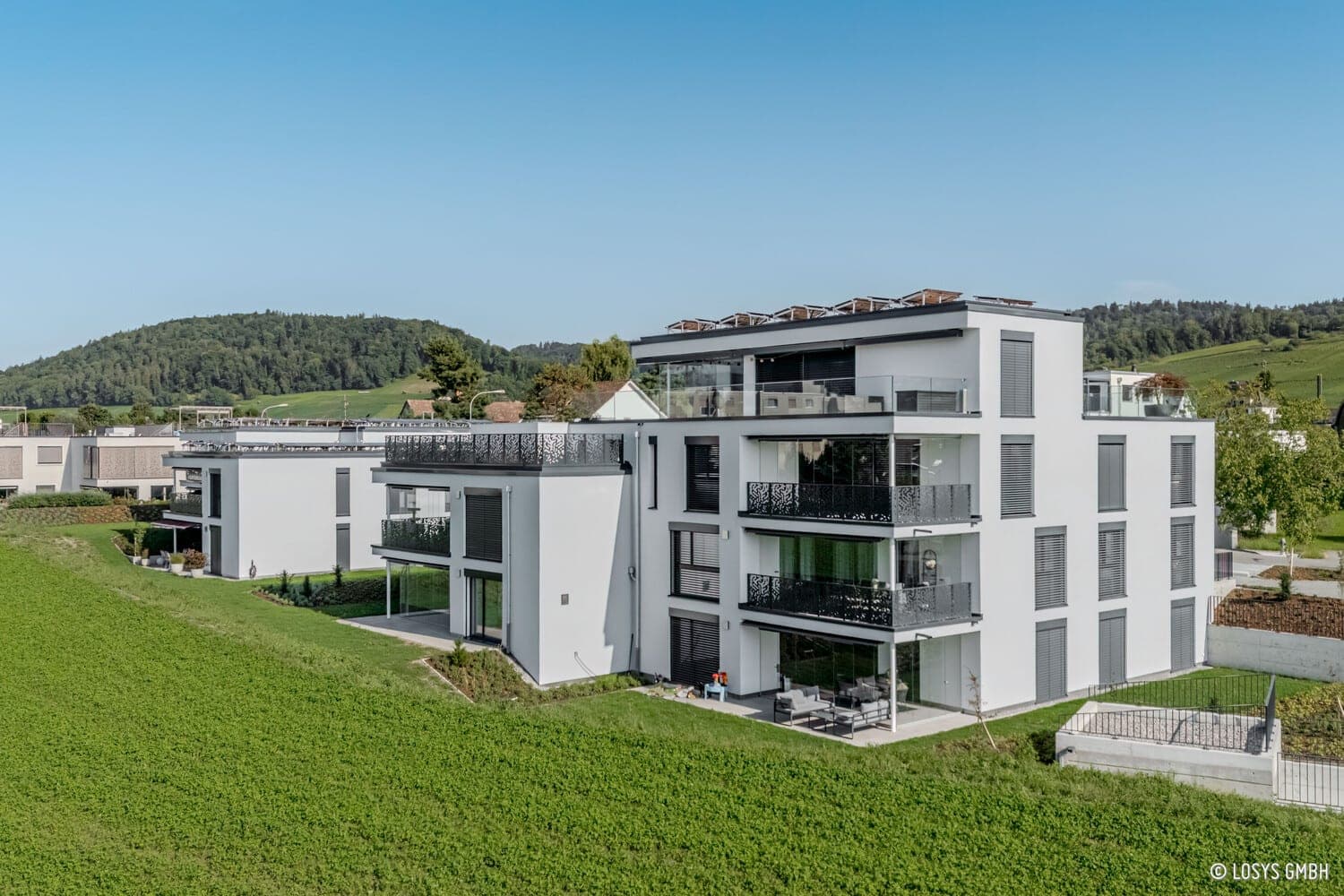 Haus mit nachgerüsteter Bodenheizung