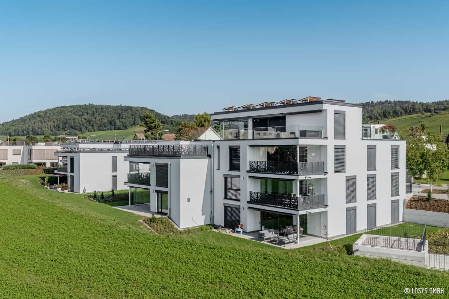 Haus mit nachgerüsteter Bodenheizung